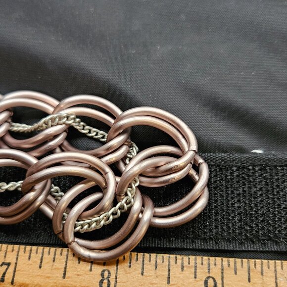 Sabika Rose Gold & Silver Chain Necklace - Picture 4 of 10